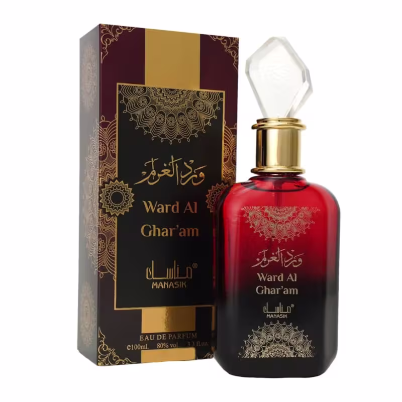 Perfume Importado Feminino Ward Al Gharam Manasik EDP, 100ml.