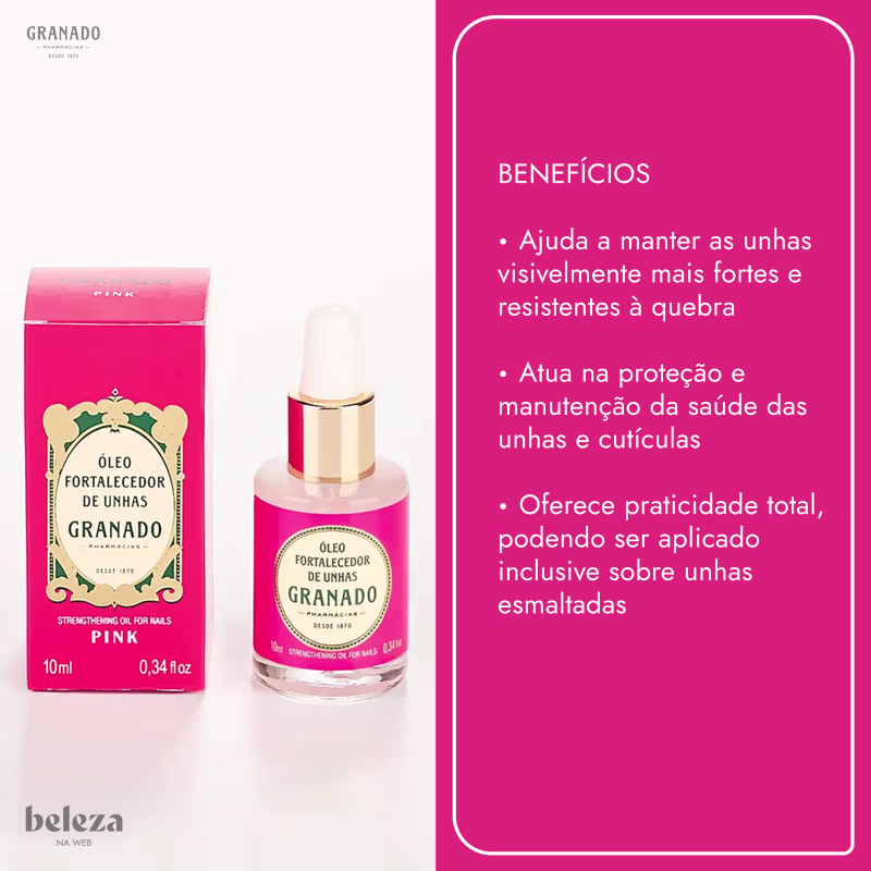 Granado Pink - Óleo Fortificante para Unhas 10ml