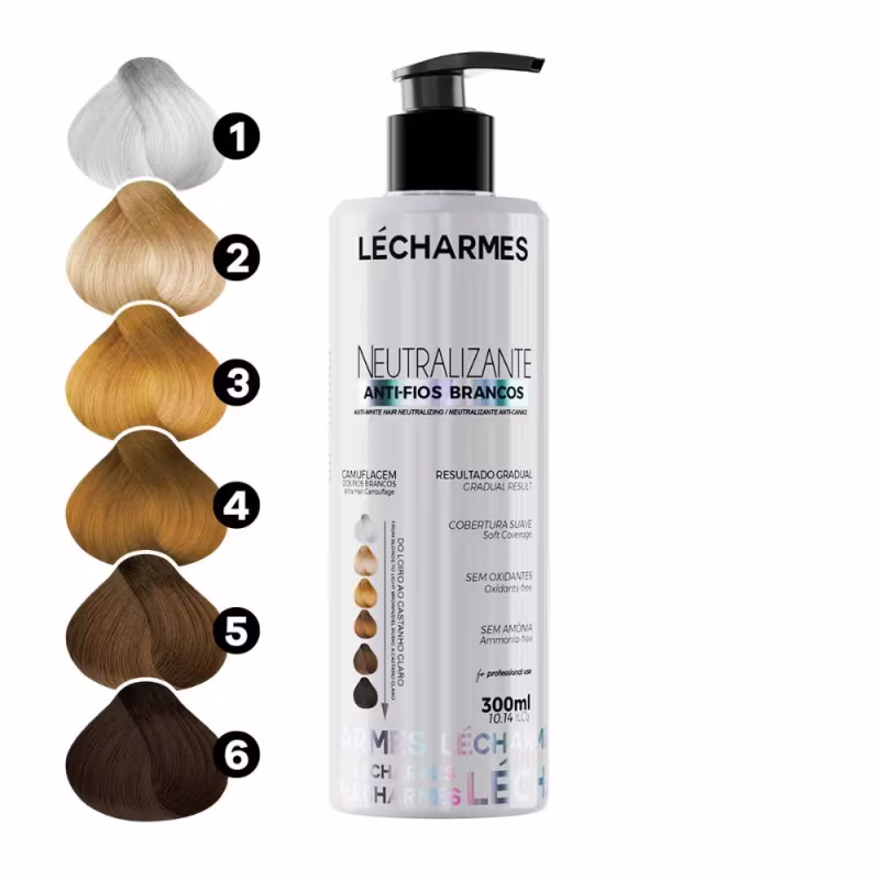 Lé Charmes - Neutralizante Anti-Fios Brancos 300ml - Tom Médio