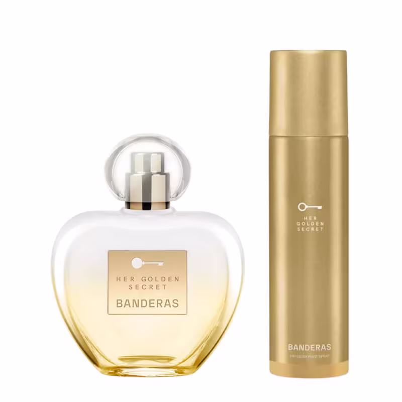 Kit Banderas Her Golden Secret Feminino - Eau de Toilette 80ml + Desodorante 150ml