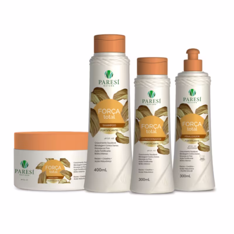 Kit Paresí Nature Força Total Quarteto, 4 produtos.