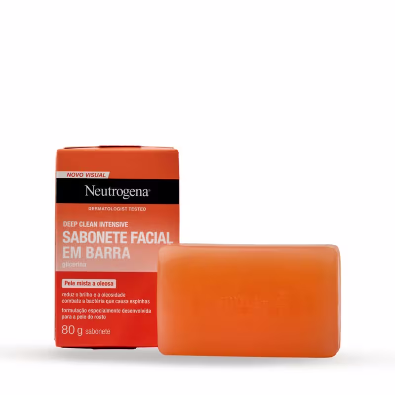 Neutrogena Deep Clean - Sabonete em Barra Facial 80g