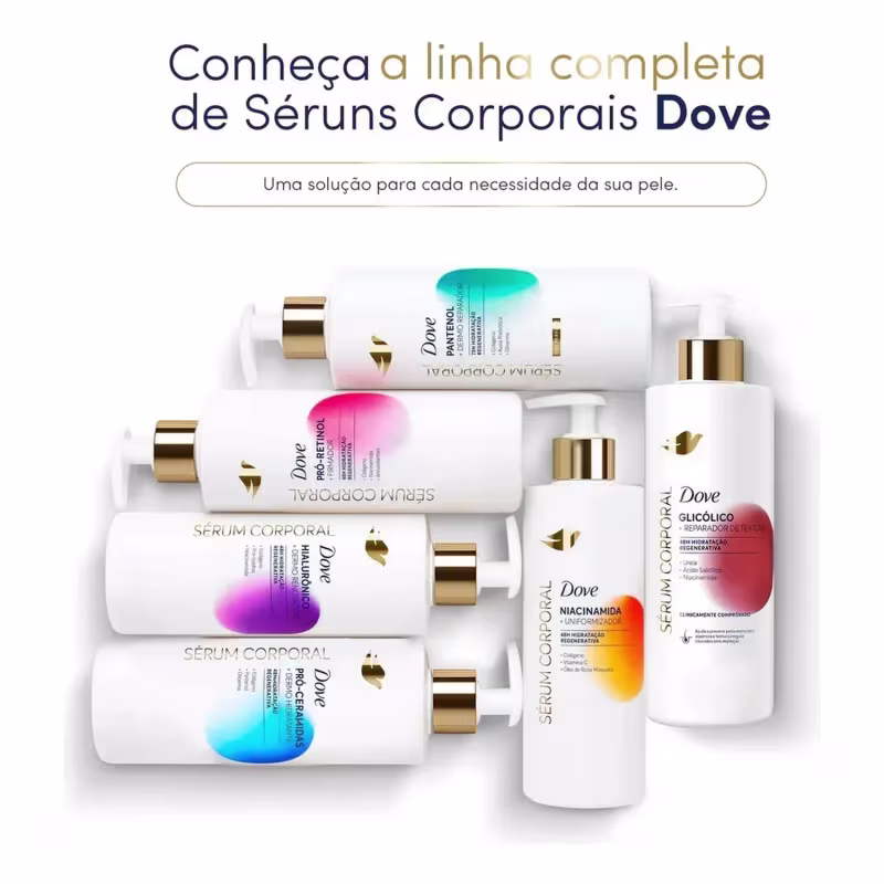 Dove Sérum Hidratante Corporal Glicólico  Reparador 380ml (7891150106109)