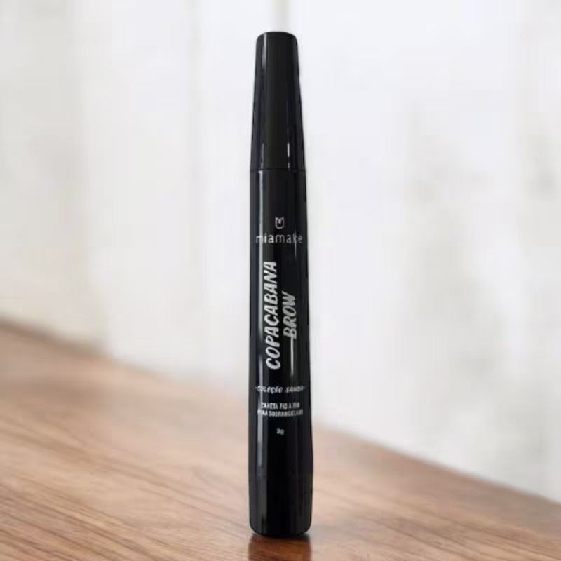 Caneta de Sobrancelha Fio a Fio Brow Copacabana Mia Make - Preto