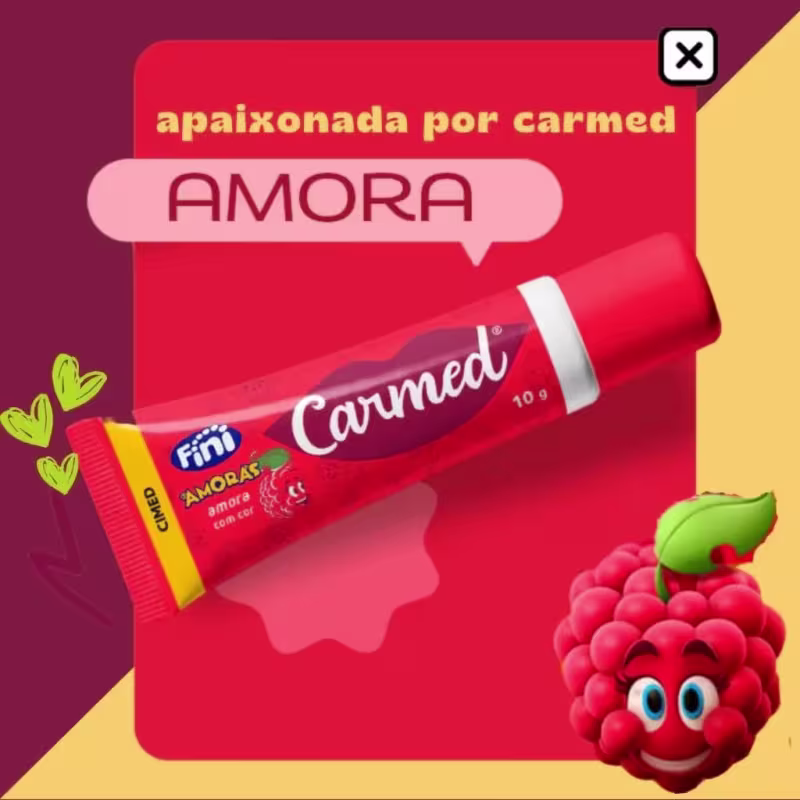 Cimed Carmed Fini Amora Clara - Hidratante Labial 10g