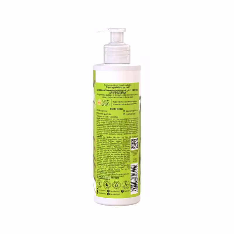 Kit Shampoo + Condicionador + Acidificante Meu Liso Antiporosidade