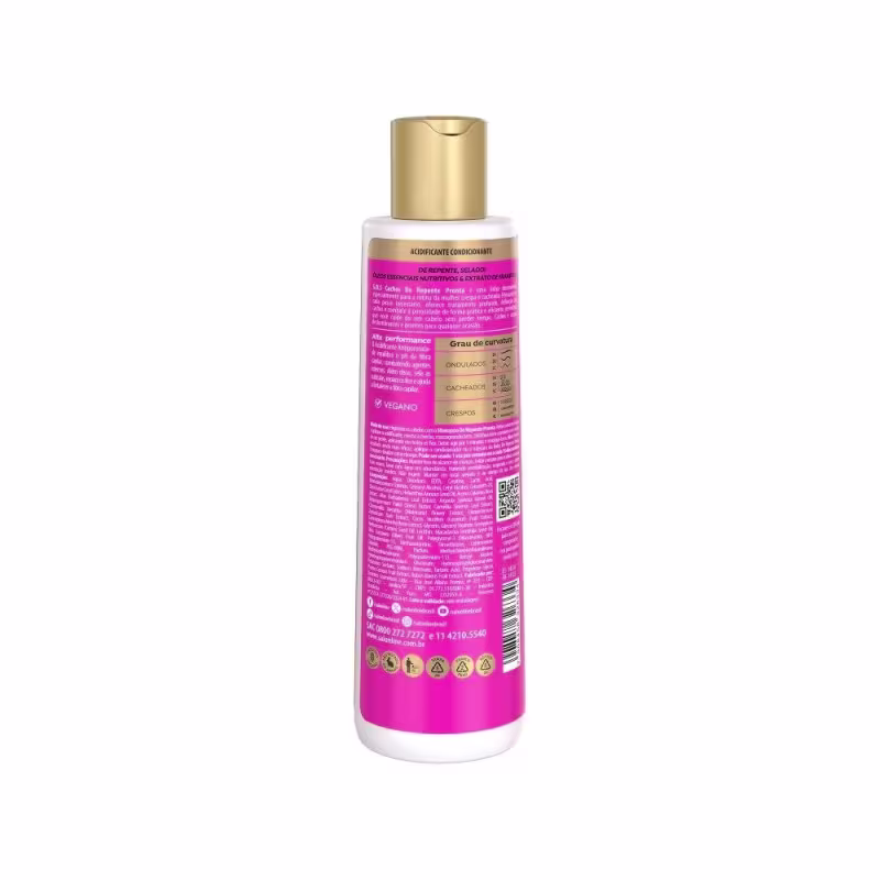 Kit Creme para Pentear Fluido + Óleo Reparador + Acidificante Super Brilho SOS Cachos De Repente Pronta!