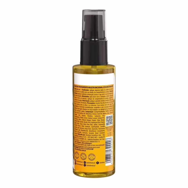 Kit Meu Liso Muito + Liso com Shampoo + Condicionador, Máscara, Óleo Multifuncional, Spray Defrizante e Balm Antifrizz