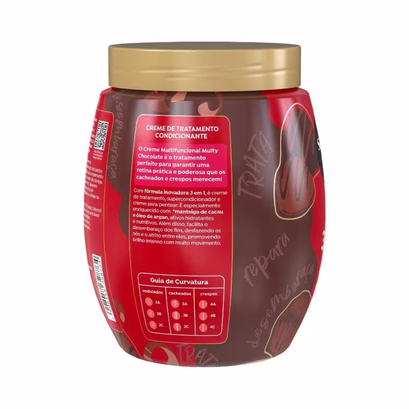 Kit Multy Creme de Tratamento + Óleo Reparador Chocolate