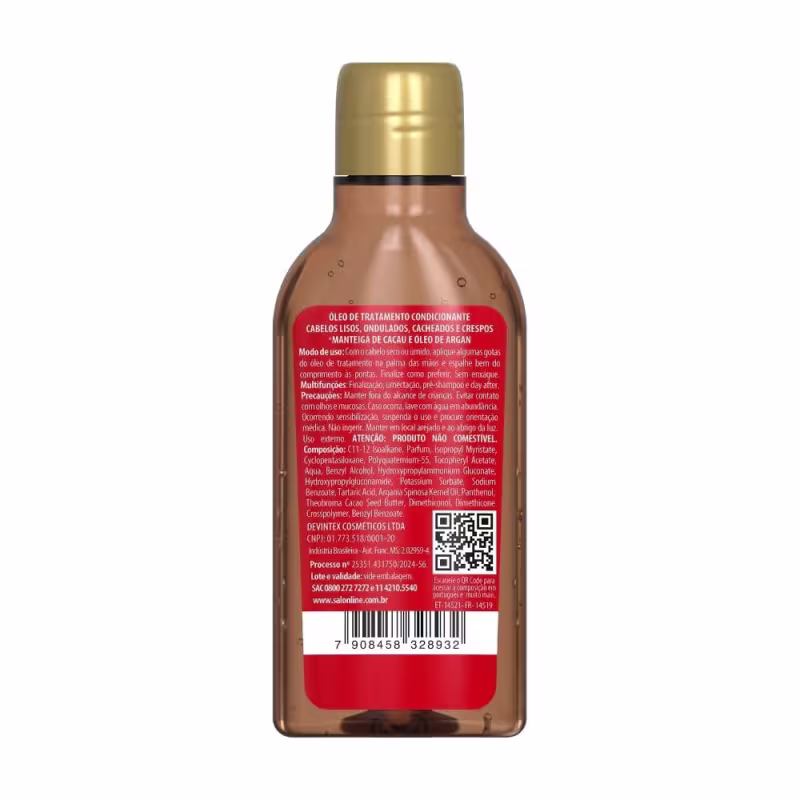 Kit Multy Creme de Tratamento + Óleo Reparador Chocolate