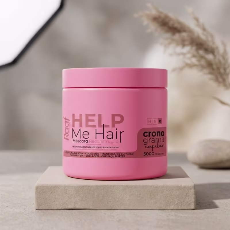 Máscara Capilar Help Me Hair Reconstrução Raaf Cosmetics - 500g