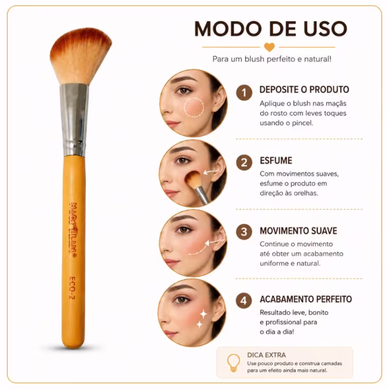 Pincel Macrilan Para Blush Eco-2