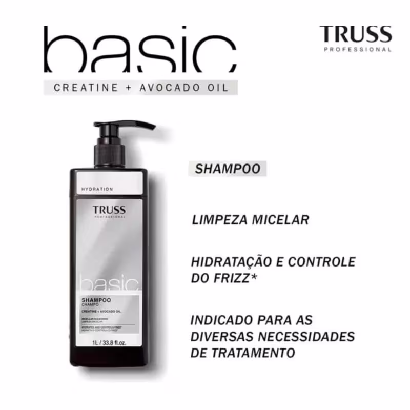 Kit Truss Basic (shampoo 1lt + Condicionador 1lt)