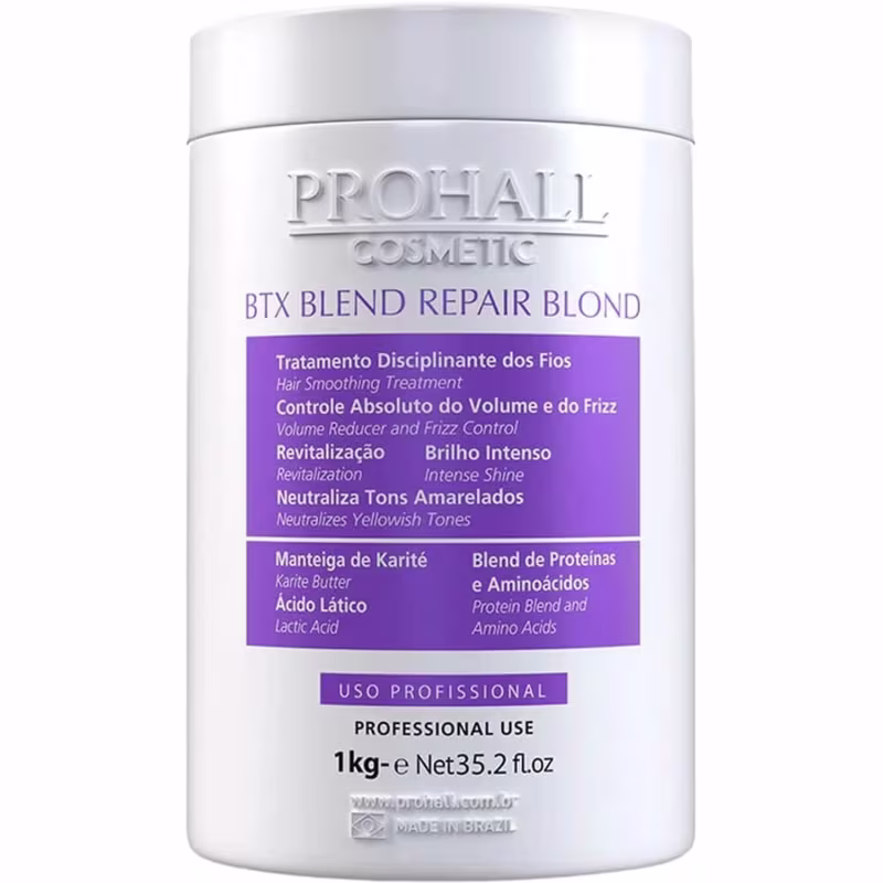 Selagem Térmica Prohall Cosmetic BTX Blend Repair Blond, 1kg.
