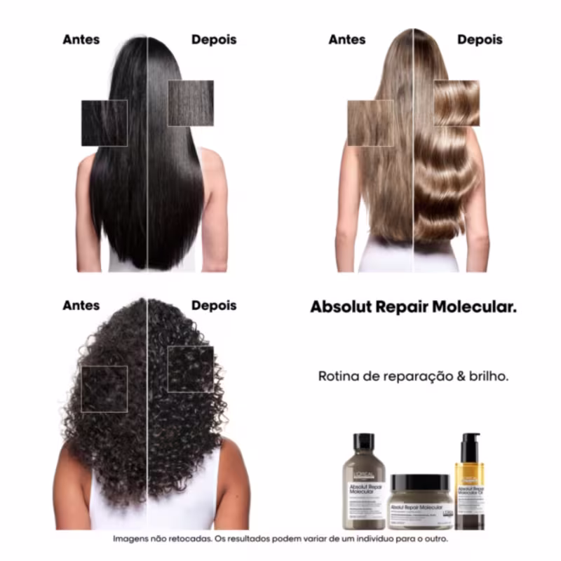Loreal Professionnel Absolut Repair Molecular - Oleo Bifásico Capilar 90ml