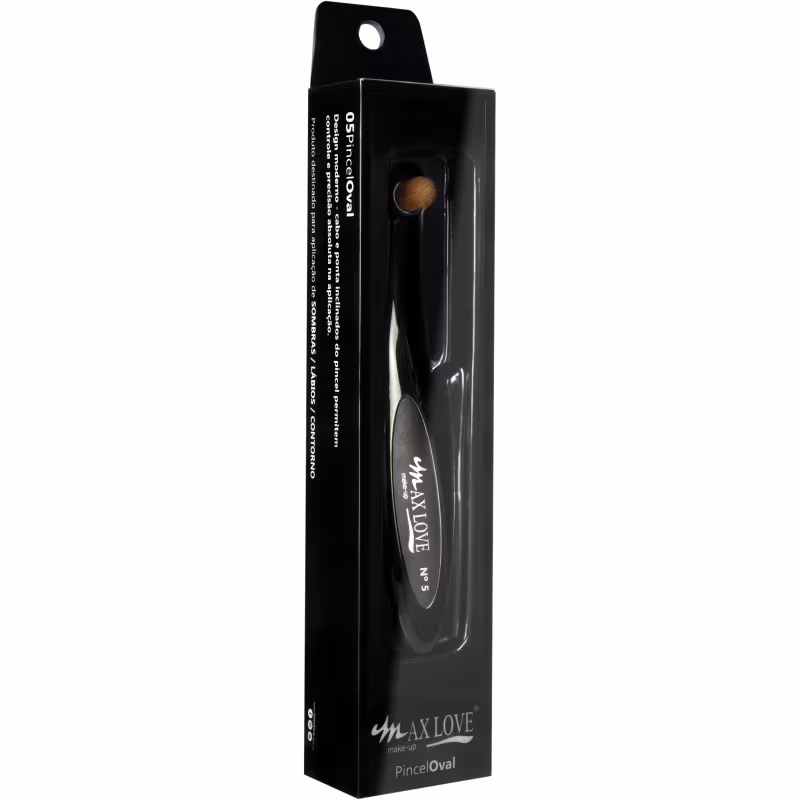 Max Love Pincel Oval 05 - Pincel para Lábios, Sombra, Contorno