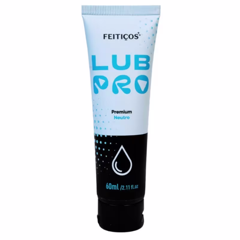 LUB PRO PREMIUM - Gel Potente Masculino Feminino Deslizante Neutro 60ml