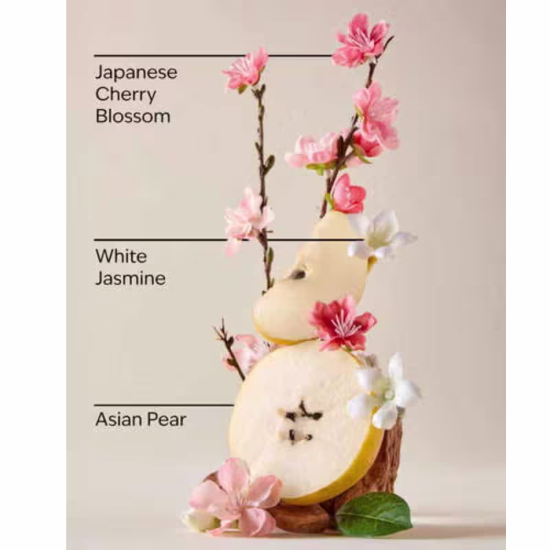 Vela 3 Pavios Japanese Cherry Blossom BBW- 411 grs