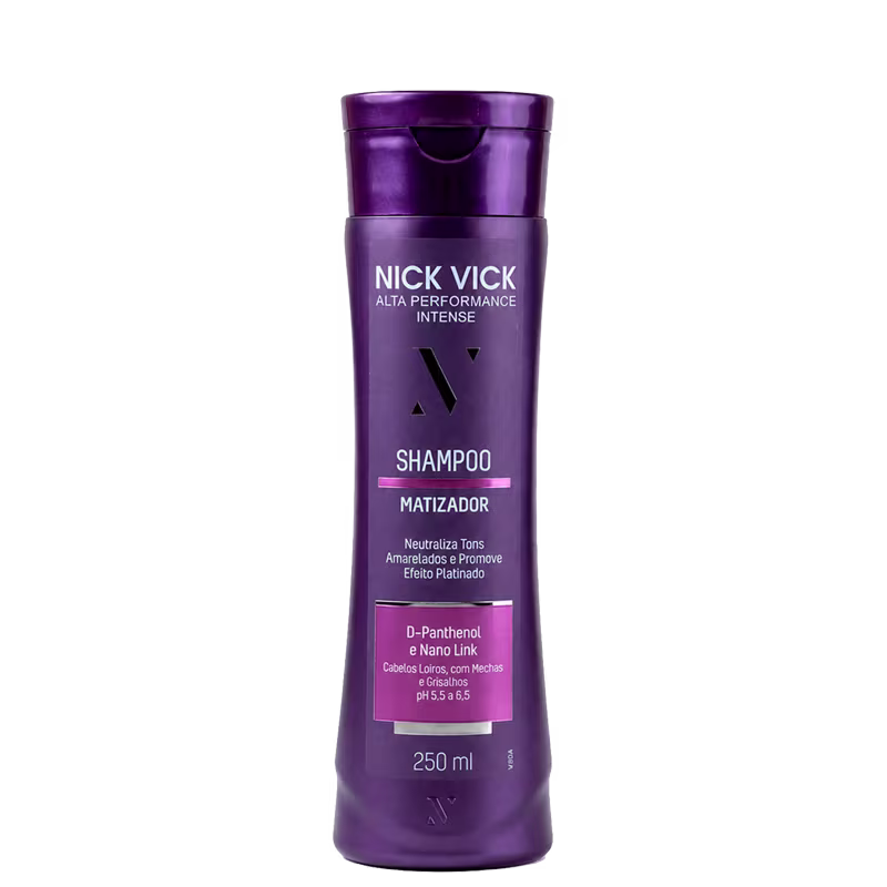 Nick & Vick Alta Performance Matizador - Shampoo Desamarelador 250ml