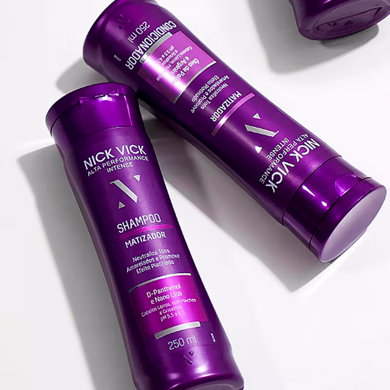 Nick & Vick Alta Performance Matizador - Shampoo Desamarelador 250ml