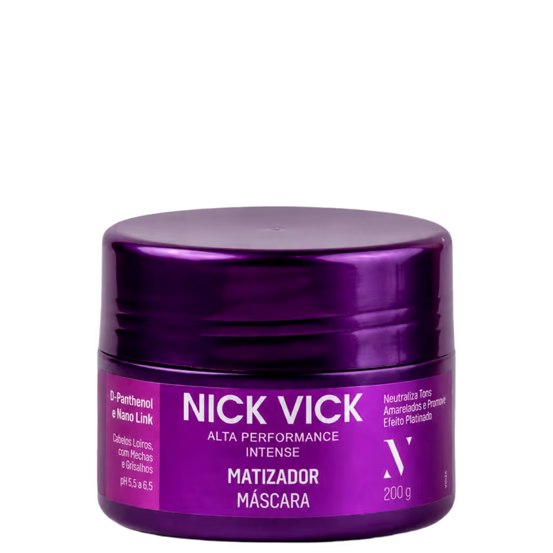 Nick & Vick Alta Performance Matizador - Máscara Capilar 200g
