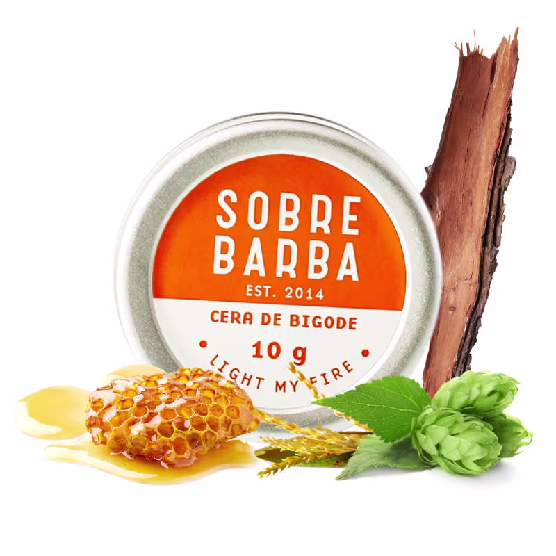 Trio Sobrebarba - Shampoo, Óleo de Barba e Cera de Bigode - Light my Fire