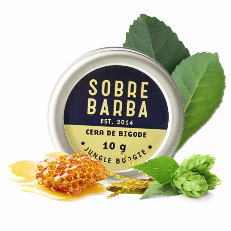 Trio Sobrebarba - Shampoo, Óleo de Barba e Cera de Bigode - Jungle Boogie
