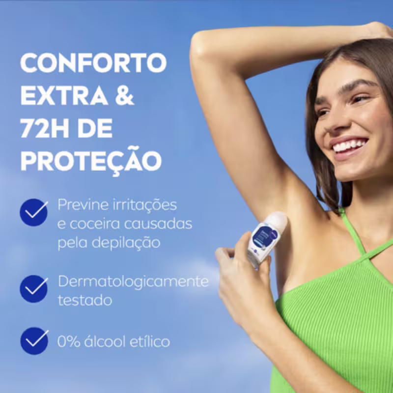 Kit Desodorante Roll-on Derma Control Defende 2x50ml | Nivea