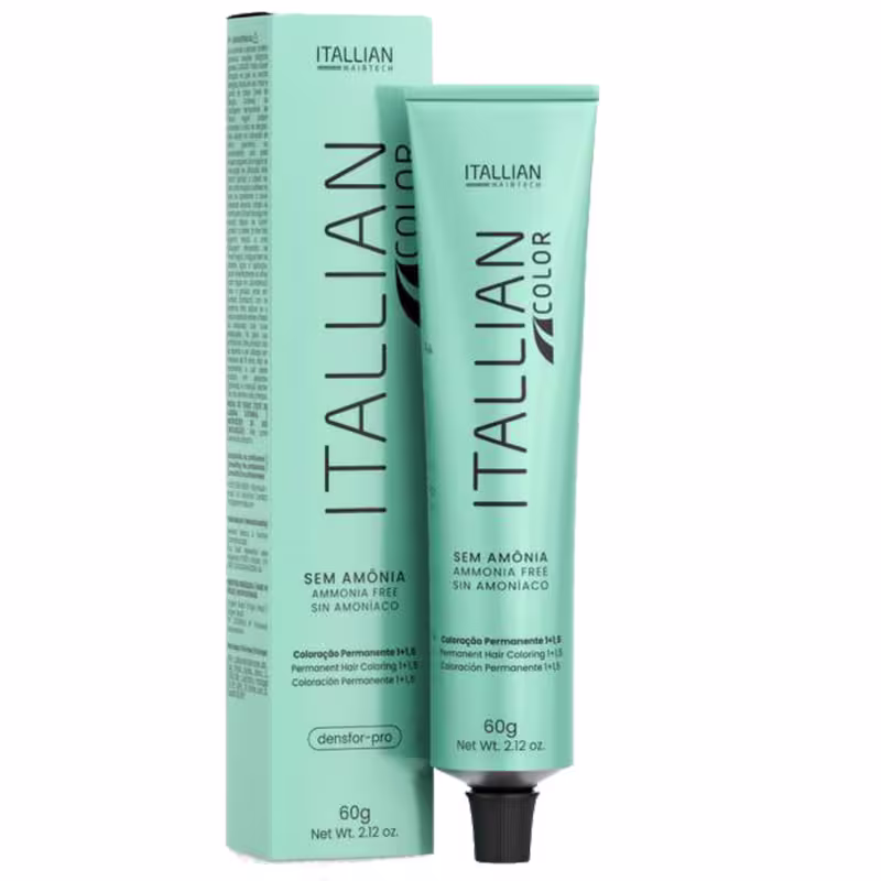 Coloração Itallian Color Sem Amônia 60g 8.0 Loiro Claro