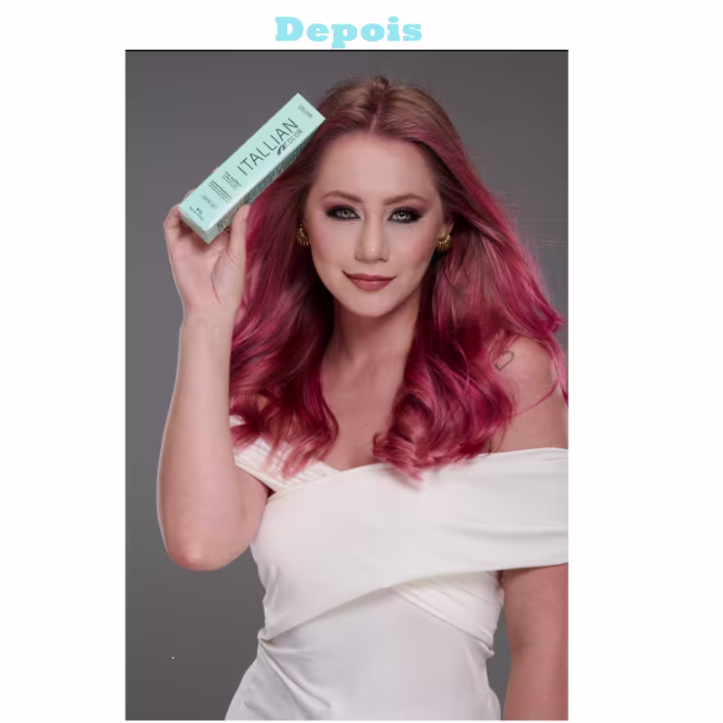 Coloração Itallian Color Sem Amônia 60g 10.2 Loiro Platina Violeta