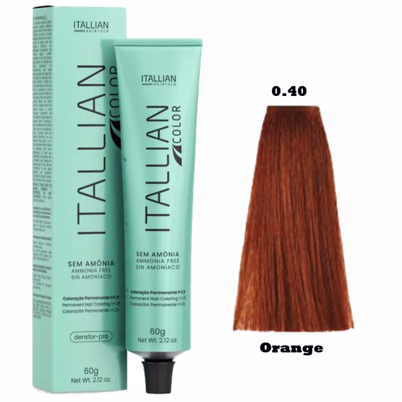 Coloração Itallian Color Sem Amônia 60g 0.40 Intensificador Orange