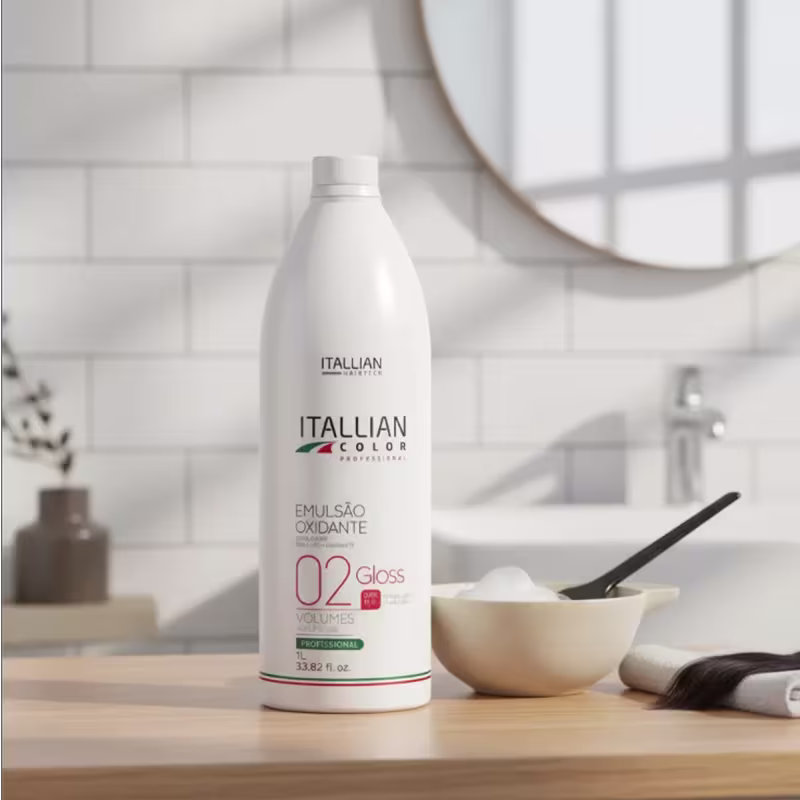 Emulsão Oxidante 02 vol Itallian OXI 1L Gloss