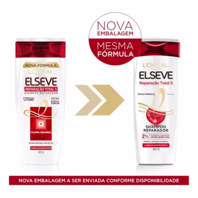 Kit Reparação Total Shamp+condic 400ml Elseve
