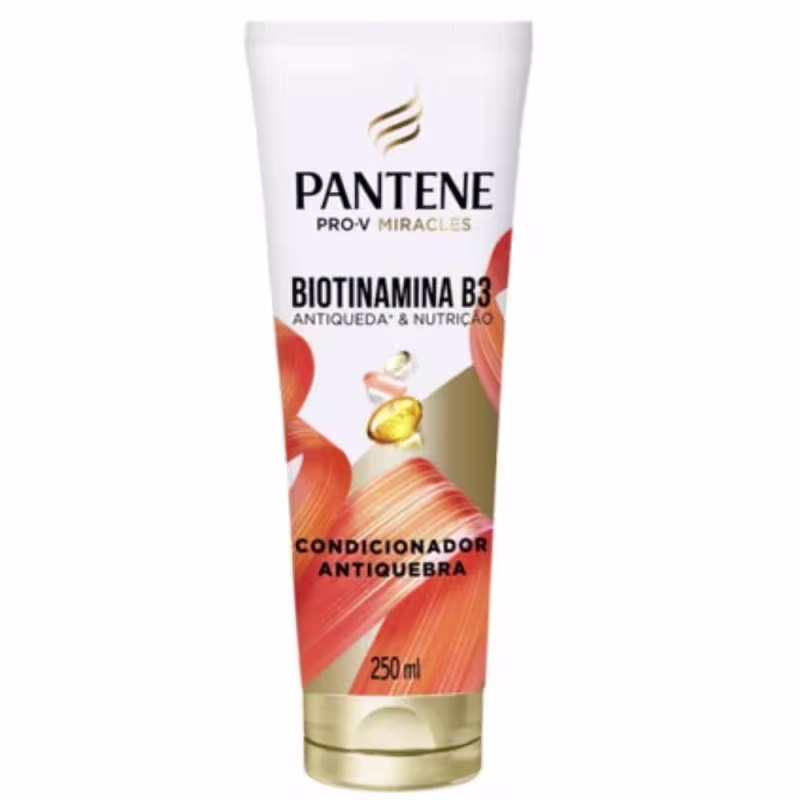 Kit Shampoo 300ml Condicionador 250ml Biotinamina | Pantene