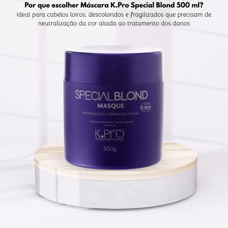 K.Pro Special Silver Blond Special Blond Masque - Máscara Capilar 500g