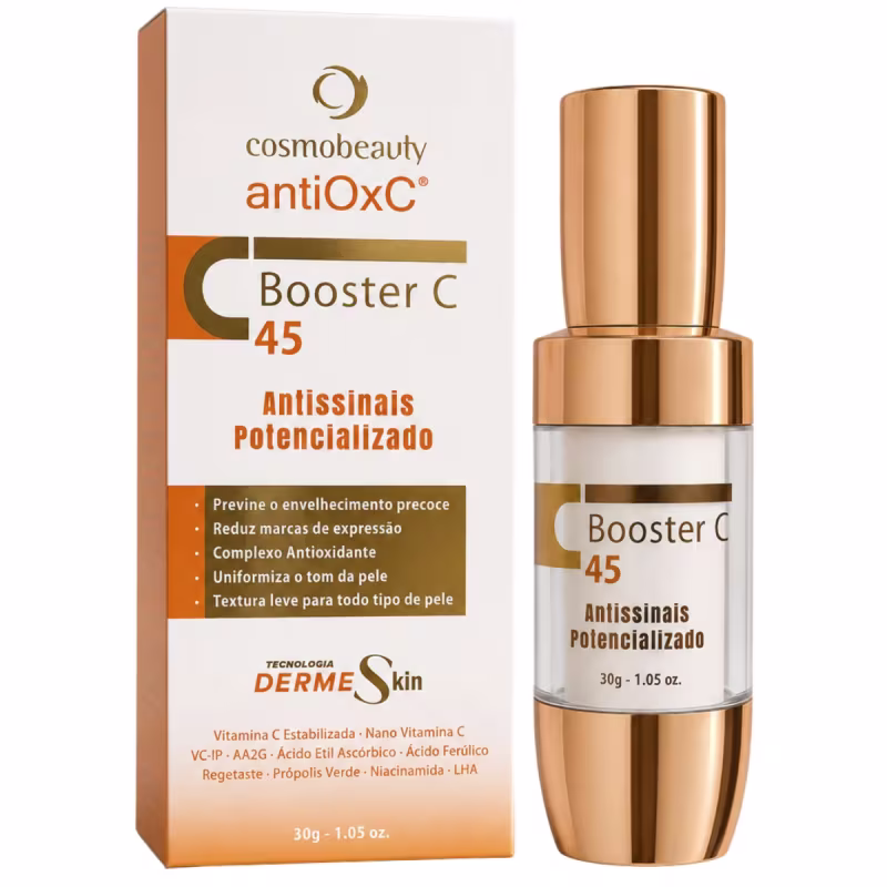 Antiox C Booster Vitamina C 45 Antissinais Antioxidante 30g