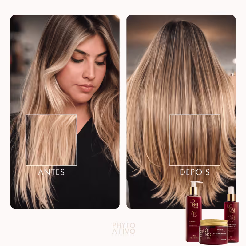 Kit Long Time Phyto Ativo Nutrição Biotecnológica 3 Unidades