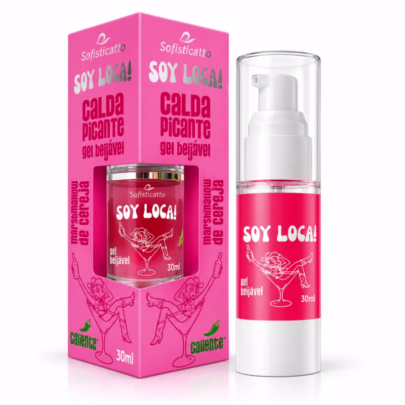 Soy Loca Calda Picante Beijável  Cereja 30ml Sofisticatto