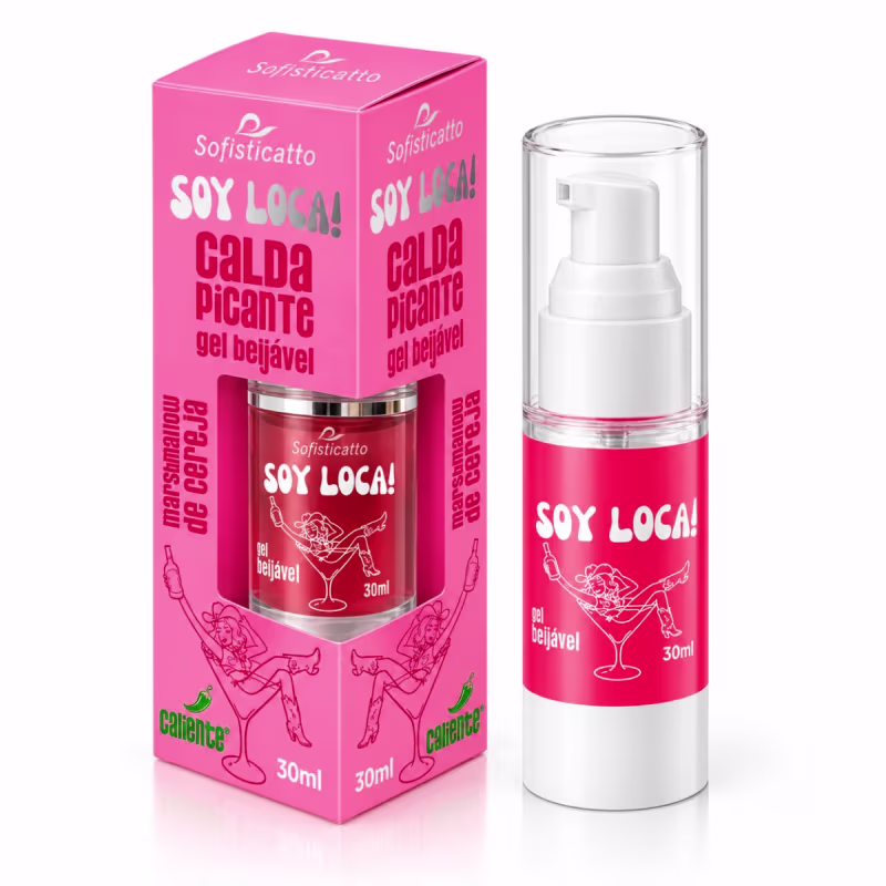 Soy Loca Calda Picante Beijável  Cereja 30ml Sofisticatto