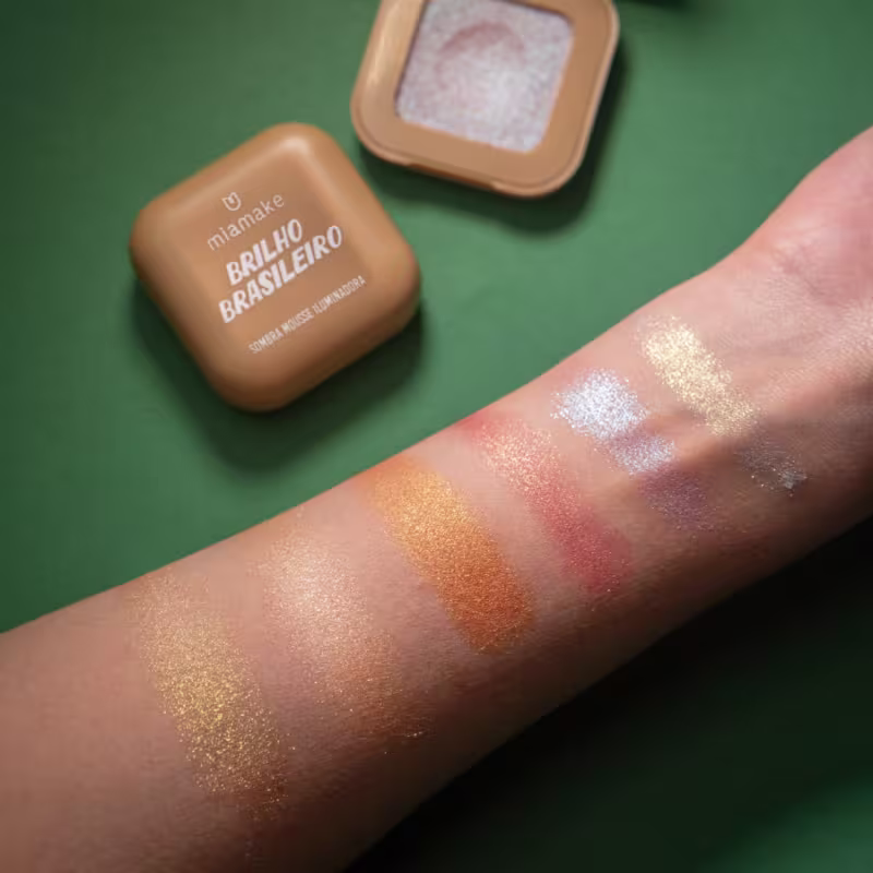 Sombra Mousse Iluminadora Brilho Brasileiro Mia Make Cor 5