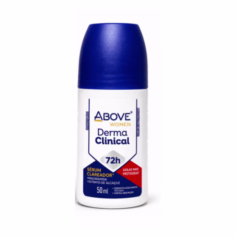 Desodorante Roll-On Above Dermaclinical Clareador 72h