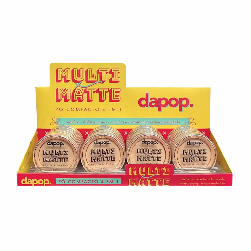 Pó Compacto Multi Matte Cor 01 - Dapop