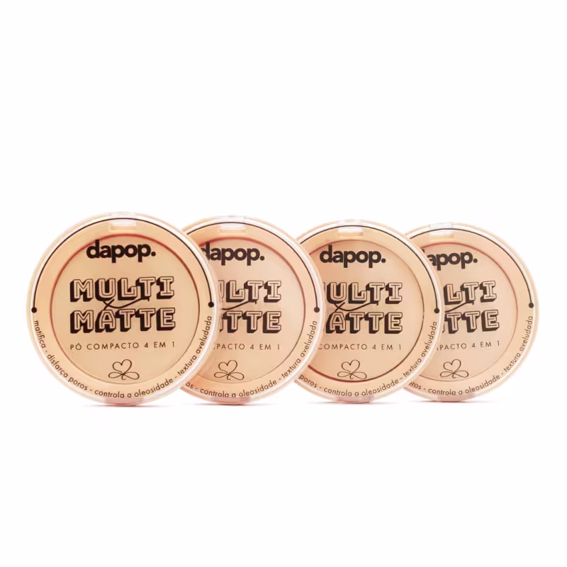 Pó Compacto Multi Matte Cor 03 - Dapop