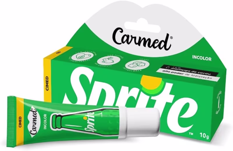 Hidratante Labial Carmed Sprite Limão Incolor 10g - Cimed