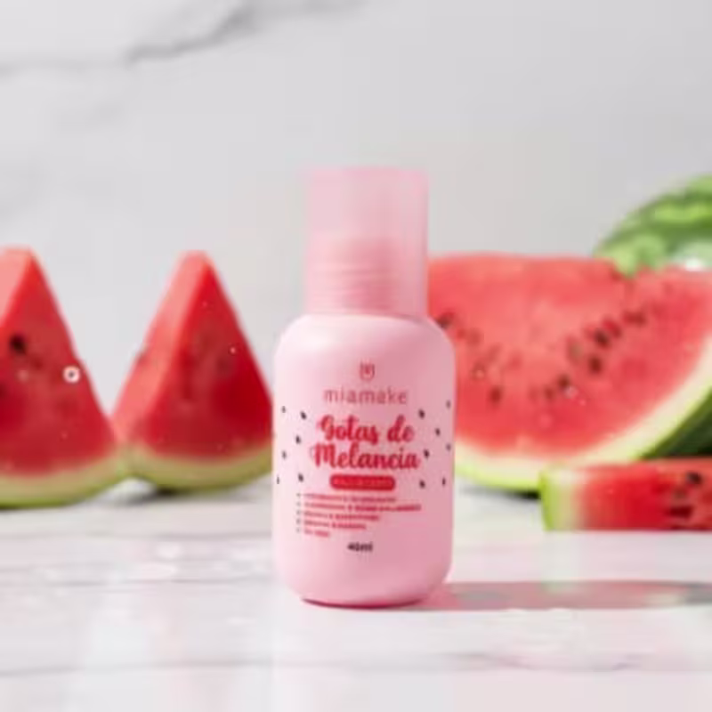 Mia Make Gotas de Melancia Anti Stress 40ml Niacinamida Ácido Hialurônico Oil Free