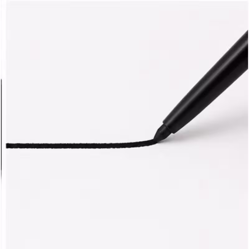 Lápis de olho retrátil Preto resistente delineador para olhos Lua e Neve