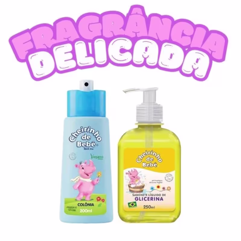 Kit Cheirinho De Bebê (Sabonete+Colônia) Blue 200/250ml Ch.Bebe Kanitz