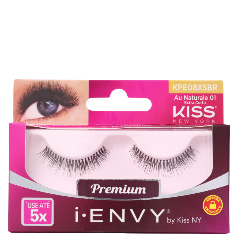 Kiss New York i-Envy Au Naturale 01 Extra Short - Cílios Postiços