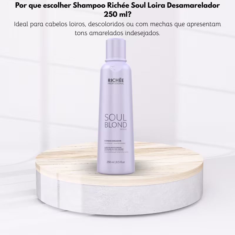 Richée Professional Soul Blond - Condicionador Desamarelador 250ml