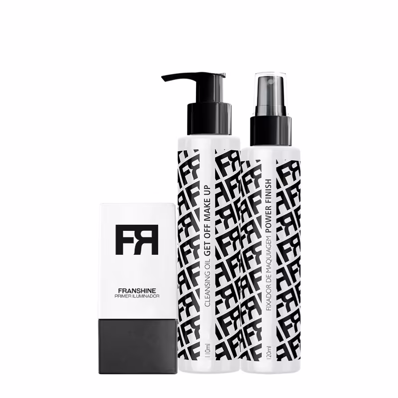 Kit Fran by Franciny Ehlke Glow & Fix O Trio Mágico para sua Make (3 produtos)